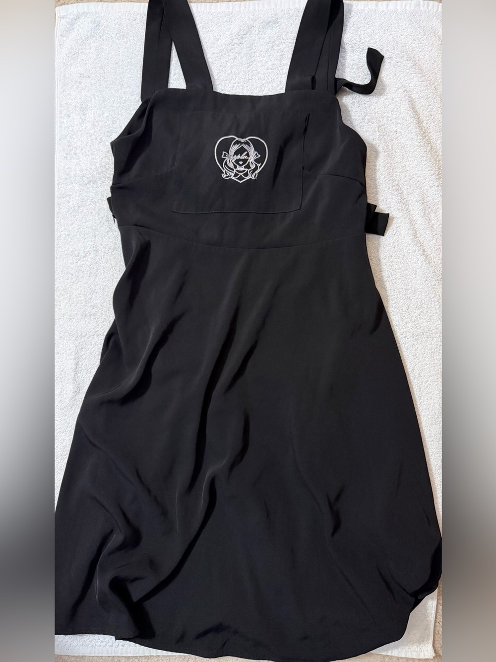 Bibi Bency Midi Pinafore Dress Jumper Apron Lolita Anime Alternative DollCore